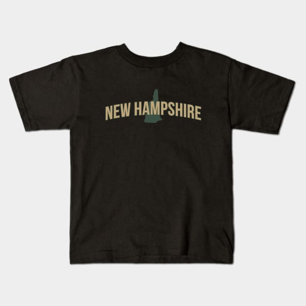 new-hampshire Kids T-Shirt by Novel_Designs